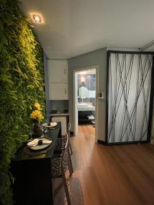 Η κουζίνα ή μικρή κουζίνα στο Hotel Motel Paradiso - Soledade-RS