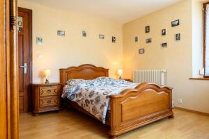 Postel nebo postele na pokoji v ubytování Le Gîte À Mamie