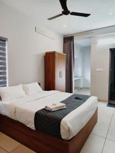 Ένα ή περισσότερα κρεβάτια σε δωμάτιο στο Visaj Valley