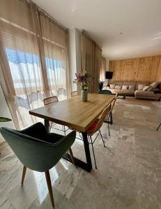 Et opholdsområde på Casa con las Mejores Vistas