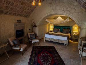 Postel nebo postele na pokoji v ubytování Zemi Hotel Cappadocia + 44 fotografií