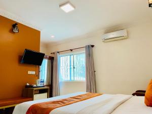 TV a/nebo společenská místnost v ubytování The One by Nika