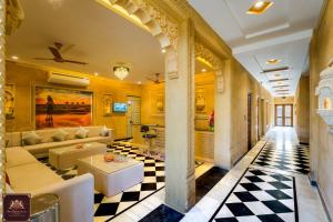 Posezení v ubytování Sky Residency Jaisalmer