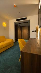 Χώρος καθιστικού στο Hotel Central