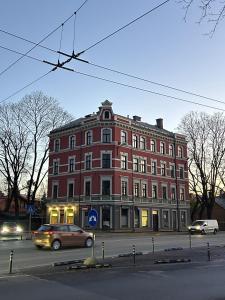 Budova, kde se aparthotel nachází