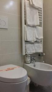Koupelna v ubytování Hotel Rizzi