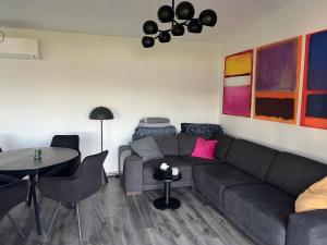 Posezení v ubytování Laumiņas