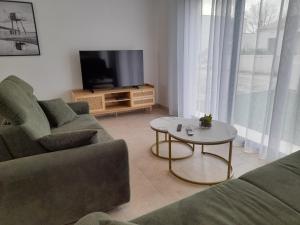 TV a/nebo společenská místnost v ubytování Villa avec SPA 5 places