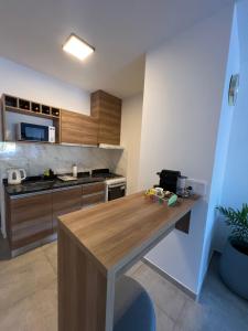 Kuchyň nebo kuchyňský kout v ubytování Estilo City