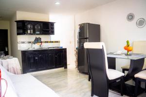Köök või kööginurk majutusasutuses Aparta Estudio Amoblado 1 a 3 Personas