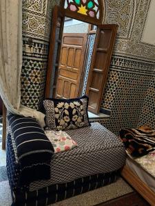 Χώρος καθιστικού στο Maison EZ