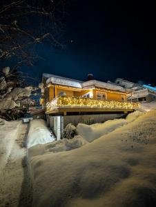 Villa Borealis v zimě