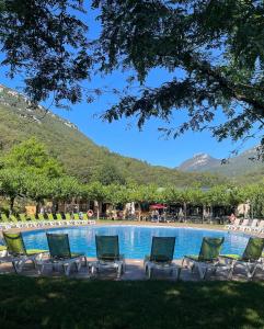 Naturlandskabet i nærheden af campingpladsen