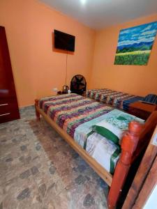 Postel nebo postele na pokoji v ubytování Umbral Calchaquí