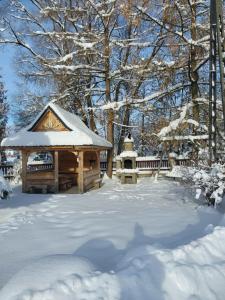 Pokoje Gościnne ZYCH - Domek v zimě