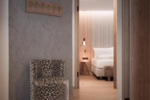 Postel nebo postele na pokoji v ubytování Mountain Residence CLARA