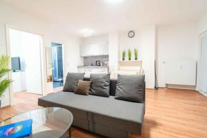 Χώρος καθιστικού στο Gemütliches Apartment nähe Bahnhof und Hochschule