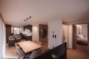 Posezení v ubytování Mountain Residence CLARA