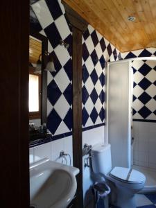 Koupelna v ubytování Hostal EL MESON