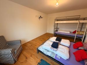 Una cama o camas en una habitación de Grandhouse Olten City Apartments