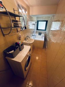 Koupelna v ubytování Muszyńskie Zacisze