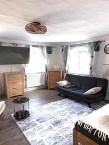 Χώρος καθιστικού στο Haus Erna Weitra