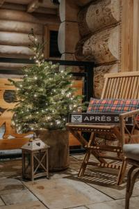 Posezení v ubytování Domki Tatra Loft