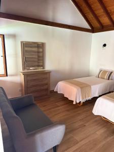 En eller flere senge i et værelse på Casa Vista Valle