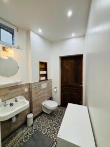 Koupelna v ubytování La pause du vignoble