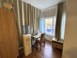 Kuchyň nebo kuchyňský kout v ubytování Meydan Pansiyon Uskudar