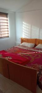 Ένα ή περισσότερα κρεβάτια σε δωμάτιο στο Alnwatif Gate guest house Dana nature reserve