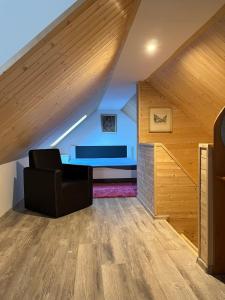 Posezení v ubytování Chalupa u lesa