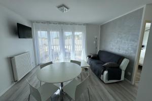 Posezení v ubytování Résidence Beausoleil appartement 2