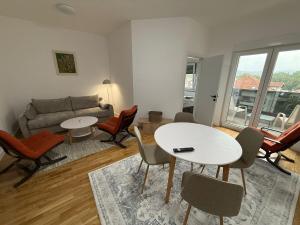 Χώρος καθιστικού στο Mountain View Lux Apartment +16 φωτογραφίες