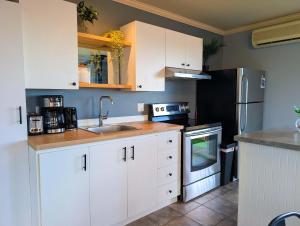 Η κουζίνα ή μικρή κουζίνα στο Chalet for 7 people - Waterfront - Spa - Fireplace