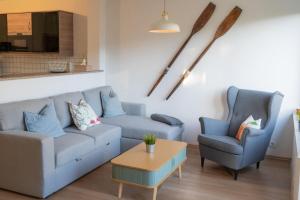 Χώρος καθιστικού στο MOOKI Lake Apartment Ossiacher See&Gerlitzen
