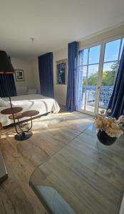 Istumisnurk majutusasutuses Penthouse Vichy - Résidence luxueuse à Vichy