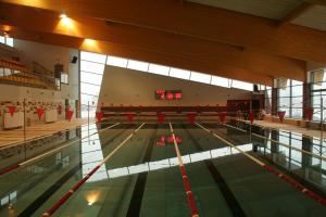 Bazén v ubytování Hotel Aqua nebo v jeho okolí