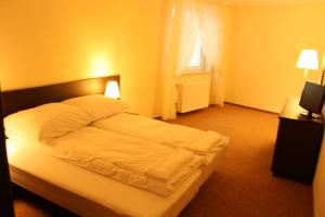 Postel nebo postele na pokoji v ubytování Hotel Aqua