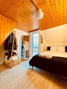 Postel nebo postele na pokoji v ubytování Paraíso de Berria frente al Mar