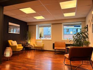 Posezení v ubytování Easy Stay Haugesund