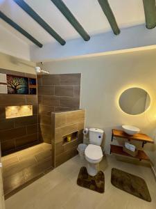 Koupelna v ubytování Villa San Carlos-Casa familiar con amplio Jardín