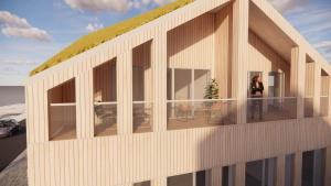 En balkon eller terrasse på 1087-Hvide-Sande-Badevej-17-C-1-MF