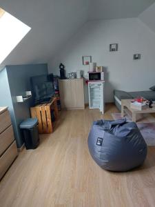 Kuchyň nebo kuchyňský kout v ubytování Chambre Magnolias