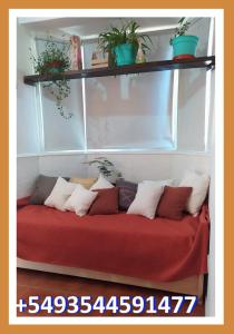 Posezení v ubytování La casita de Chany