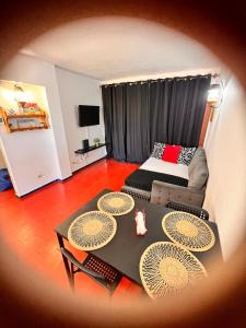 Kuchyň nebo kuchyňský kout v ubytování Red Apartament Praia da Oura