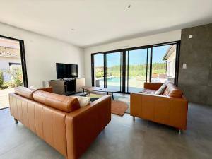 Et tv og/eller underholdning på Villa Aurora Piscine 7 personnes