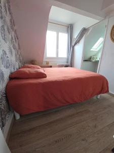 Postel nebo postele na pokoji v ubytování L'appartement cosy du Portel