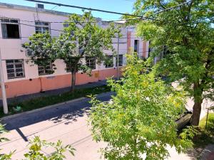 an old building with trees in front of it at Depto 1615 in Villa Mercedes
