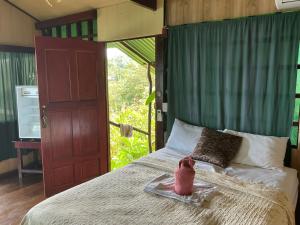 Postel nebo postele na pokoji v ubytování Corcovado Air